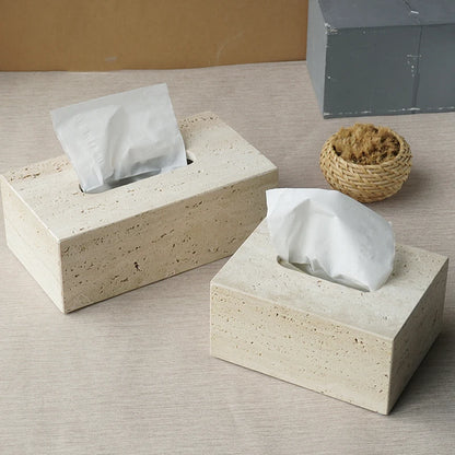 Solid Travertine Marble Bathroom Accessories – Natural Beige Stone Soap Dispenser, Tissue Box, Toilet Brush Holder, Soap Dish, Reed Diffuser & Vanity Tray