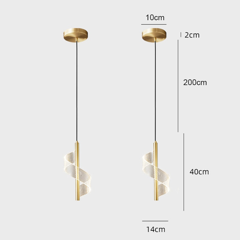 Contemporary Designer Nordic LED Pendant Lights Modern Hanging Lanterns For Bedside Decoration Elegant Living Room Dining Room Lighting