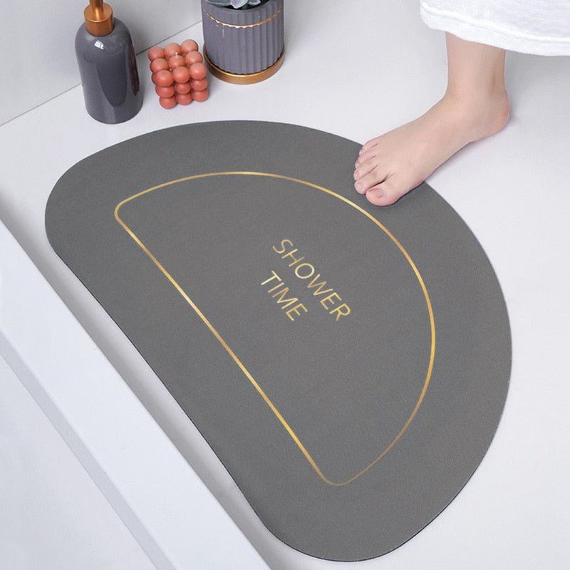 Non-Slip Nappa Skin Rubber Mat for Bathroom Kitchen And Entrance Hall Super Absorbent