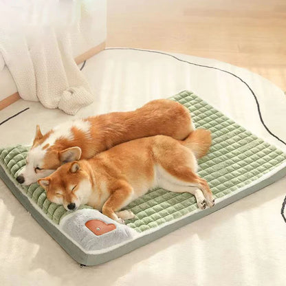 All Seasons Dog Mat Luxury Sofa: Cozy, Comfortable, and Hygienic Plaid Bed for Cats and Dogs