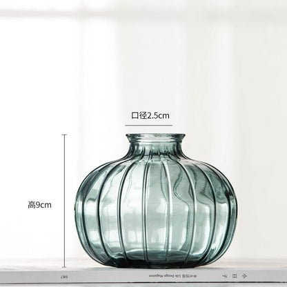 Mini Hydroponics Simple Stained Glass Vase For Simple Flowers or Aromatherapy - A Modern Stylish and Elegant Home Decor Piece