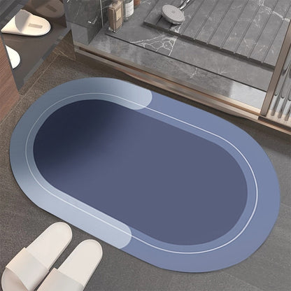 Non-Slip Nappa Skin Rubber Mat for Bathroom Kitchen And Entrance Hall Super Absorbent