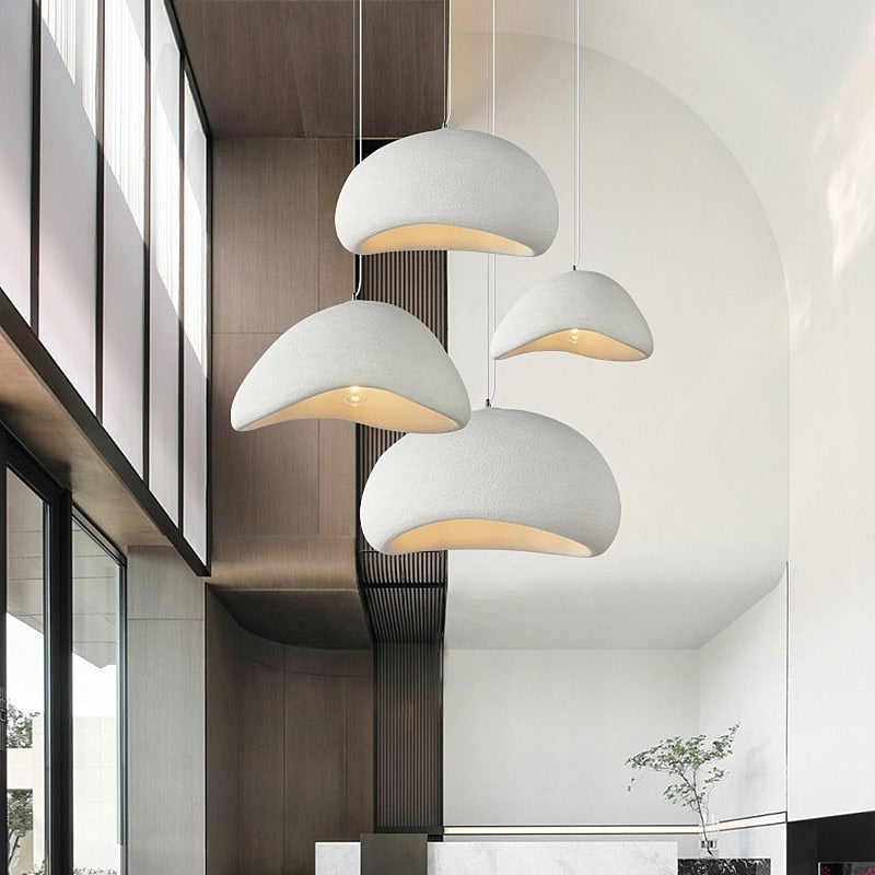 Japanese Minimalist Wabi-Sabi Pendant Lights Modern Lighting Chandelier For Living Room Atrium Designer Contemporary Interior Lighting