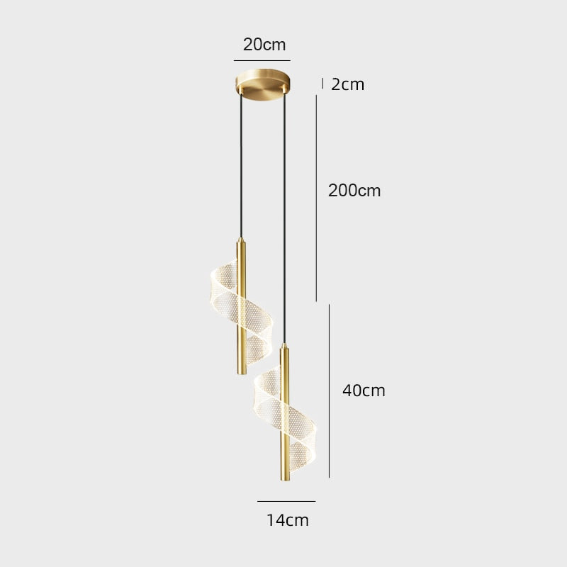 Contemporary Designer Nordic LED Pendant Lights Modern Hanging Lanterns For Bedside Decoration Elegant Living Room Dining Room Lighting