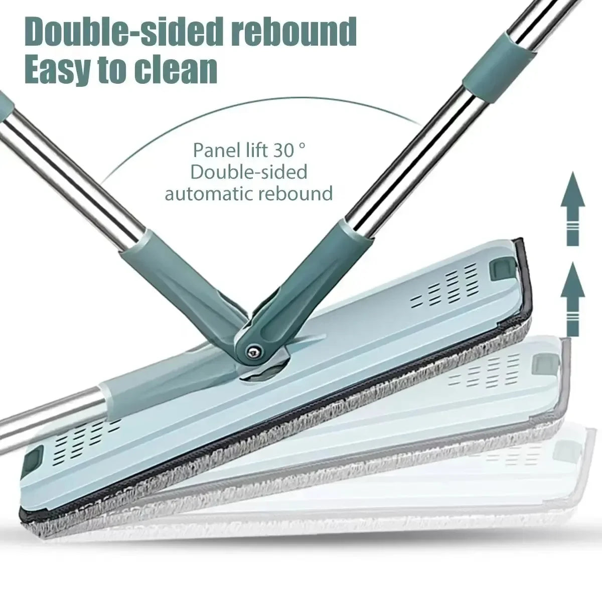 Innovative Flat Squeeze Mop with Bucket: Effortless Cleaning Made Simple