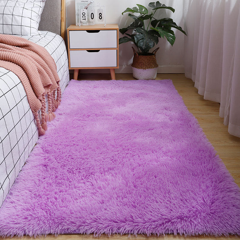 Thick Soft Plush Fluffy Rug For Bedroom Living Room Deep Pile Faux Furry Floor Rug For Contemporary Home Interior Decor: