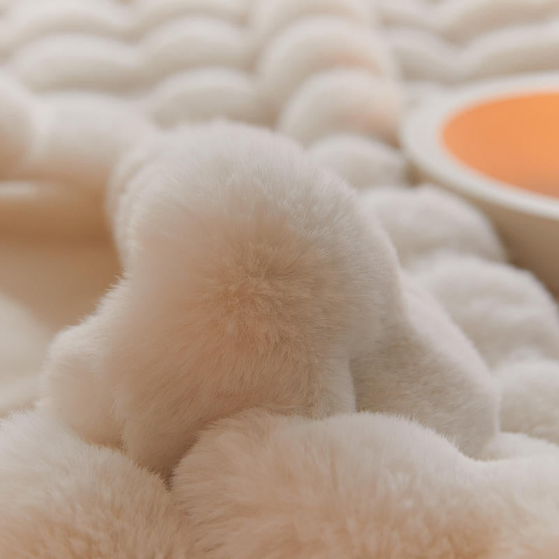 Tuscan Imitation Fur Blanket for Winter - Ultra Luxurious Warm Super Comfortable Blanket For Bed or Sofa