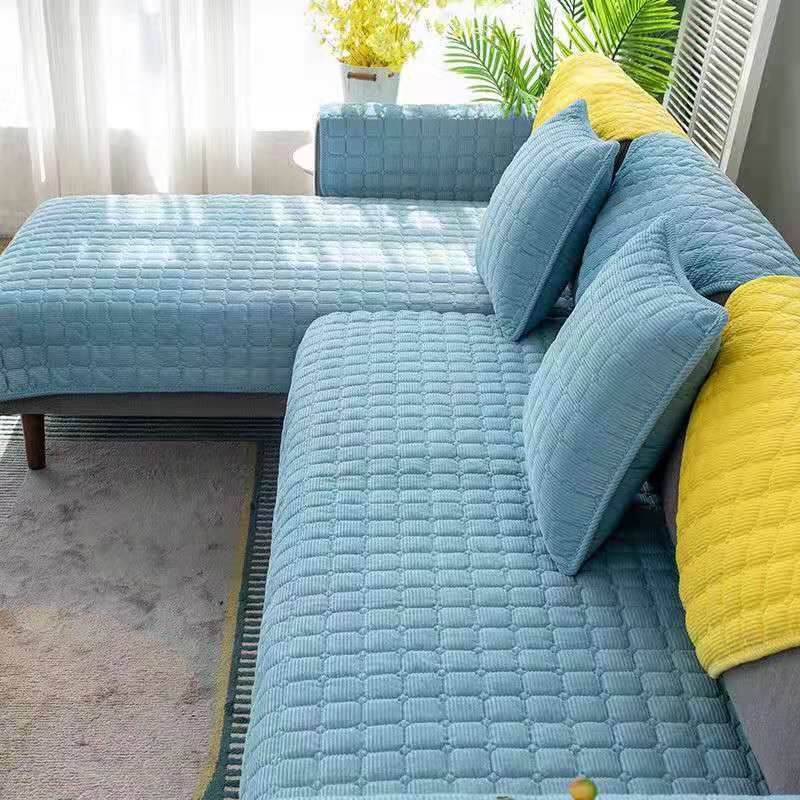 Thick Plush Sofa Cover European Style Universal Sofa Cover Non-Slip Stain Resistant Couch Throw Cover For Sofa Living Room Decor