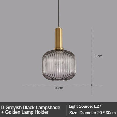 Modern Retro Stained Glass Pendant Lights Colorful Stylish Hanging Light Fittings For Kitchen Living Room Diner Contemporary Interior Lighting