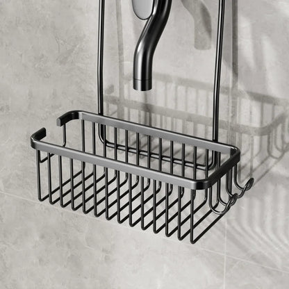 No-Drill Shower Storage Rack – Space-Saving Hanging Basket for Bathroom Toiletries & Shower Products