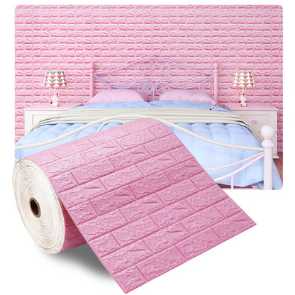 3D Brick Wallpaper Self-Adhesive Wall Covering Brick Wall Style Wall Decor Removable 3M Peel & Stick Wall Paper Rolls For Living Room Home Office Decor