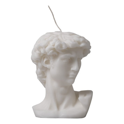 Exquisite Nordic Style David Bust Scented Candles - Handcrafted Renaissance Luxury for Your Home Decor