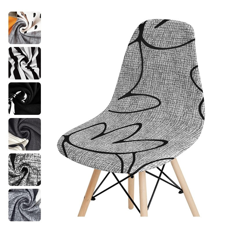 Solid Color Chair Covers Stretchy and Stylish Universal Chair Protectors for Home, Bar, Hotel and Party