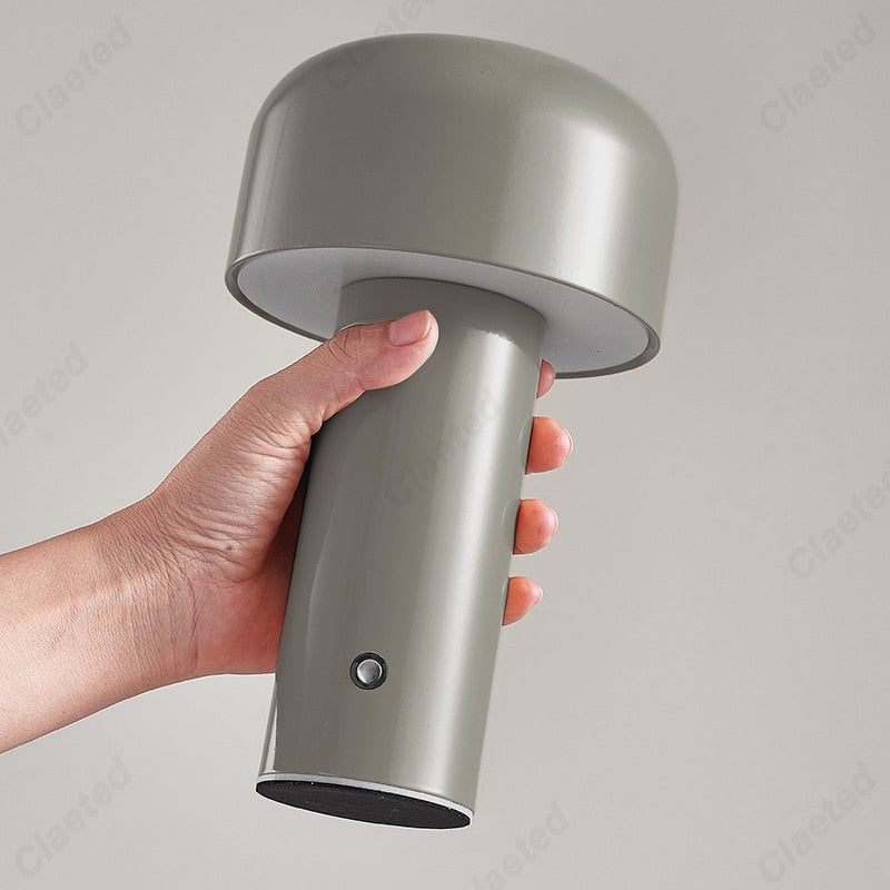 Italian Designer Table Lamp Night Light Modern Sculptures Design Portable Cordless Touch Rechargeable USB Desktop Lamp