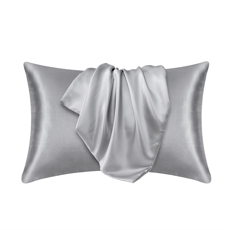 Discover The Magic 100% Silk Pillow Cover Premium Stylish Silky Satin Home Decor Bedroom Accessory Smooth Cool Feeling