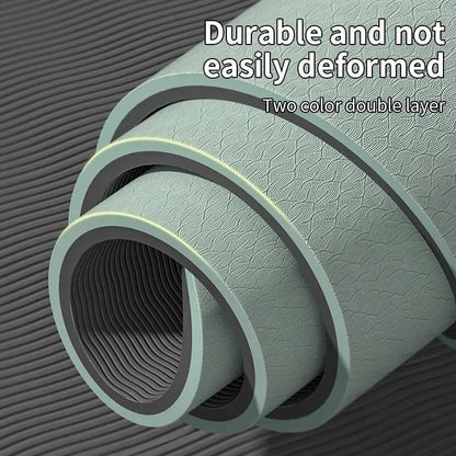 Non-Slip Fitness Exercise Yoga Mat: Eco-Friendly, Durable, and Portable Mat for All Your Workout Needs