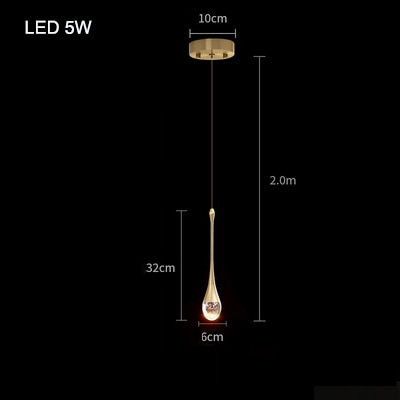 Crystal Teardrop Bubble Pendant Lamp Modern Hanging Light Fittings For Luxury Living Room Dining Room Restaurant Reception Foyer Lighting