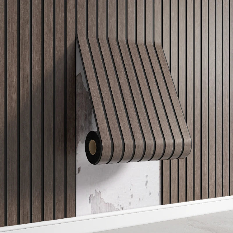 Self-Adhesive Wall Panels – 3D Vertical Stripe Wall Covering for Stylish Modern Home & Office Decor
