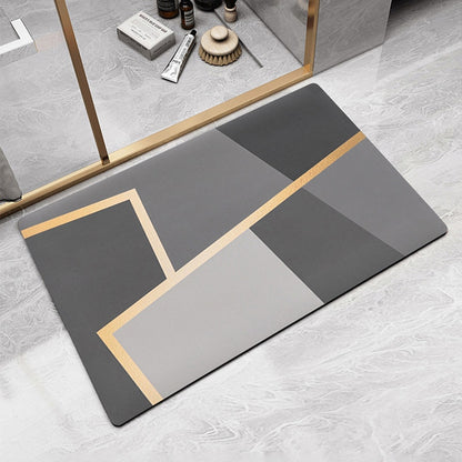 Non-Slip Nappa Skin Rubber Mat for Bathroom Kitchen And Entrance Hall Super Absorbent