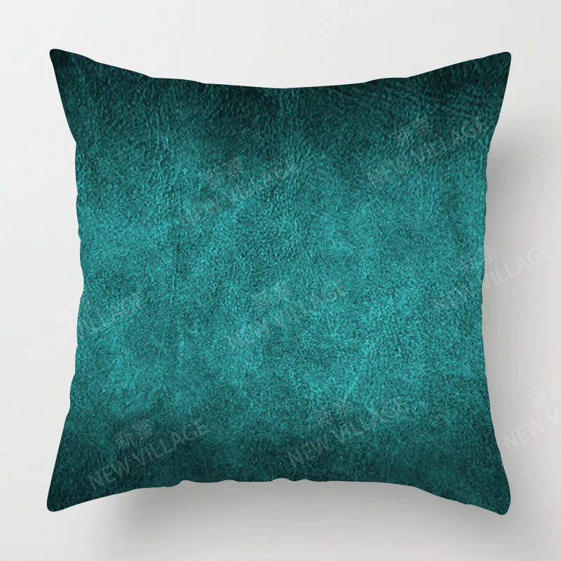 Modern Abstract Aqua Green Liquid Marble Print Cushion Cover Home Decor Sofa Throw Pillow Cover Multiple Sizes Available
