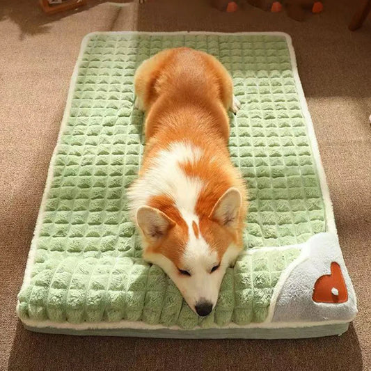 All Seasons Dog Mat Luxury Sofa: Cozy, Comfortable, and Hygienic Plaid Bed for Cats and Dogs