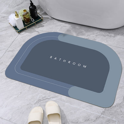 Non-Slip Nappa Skin Rubber Mat for Bathroom Kitchen And Entrance Hall Super Absorbent