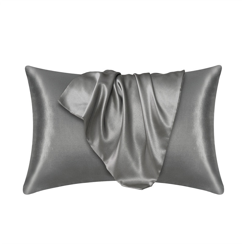 Discover The Magic 100% Silk Pillow Cover Premium Stylish Silky Satin Home Decor Bedroom Accessory Smooth Cool Feeling