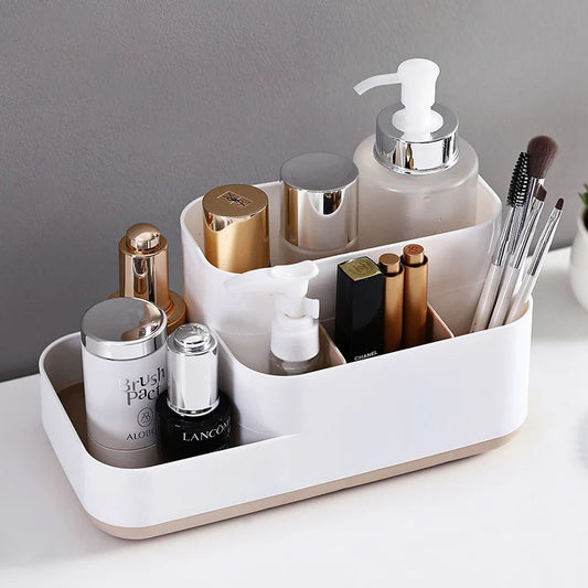 Elegant Makeup Storage Box – Drawer Organizer for Vanity Essentials & Tabletop Tidiness