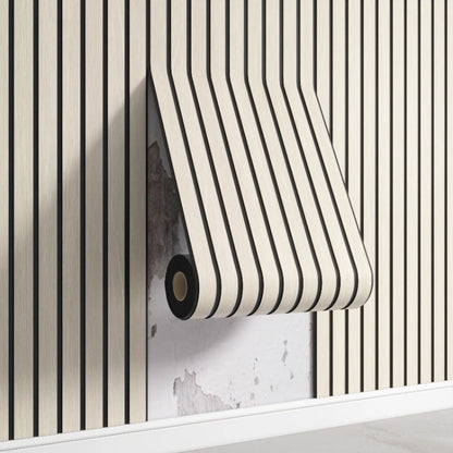 Self-Adhesive Wall Panels – 3D Vertical Stripe Wall Covering for Stylish Modern Home & Office Decor