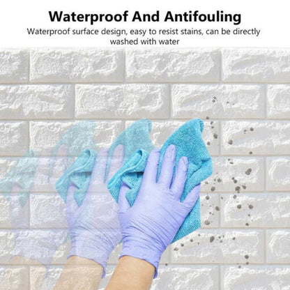 3D Brick Wallpaper Self-Adhesive Wall Covering Brick Wall Style Wall Decor Removable 3M Peel & Stick Wall Paper Rolls For Living Room Home Office Decor