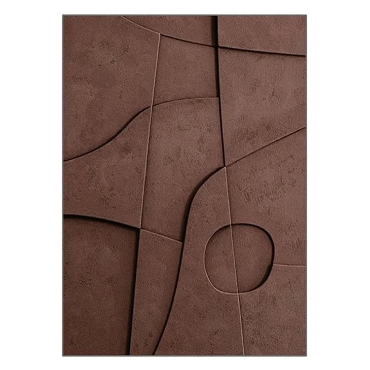 Nordic Geometric 3D Effect Canvas Painting: Elevate Your Space with Abstract Minimalist Aesthetics