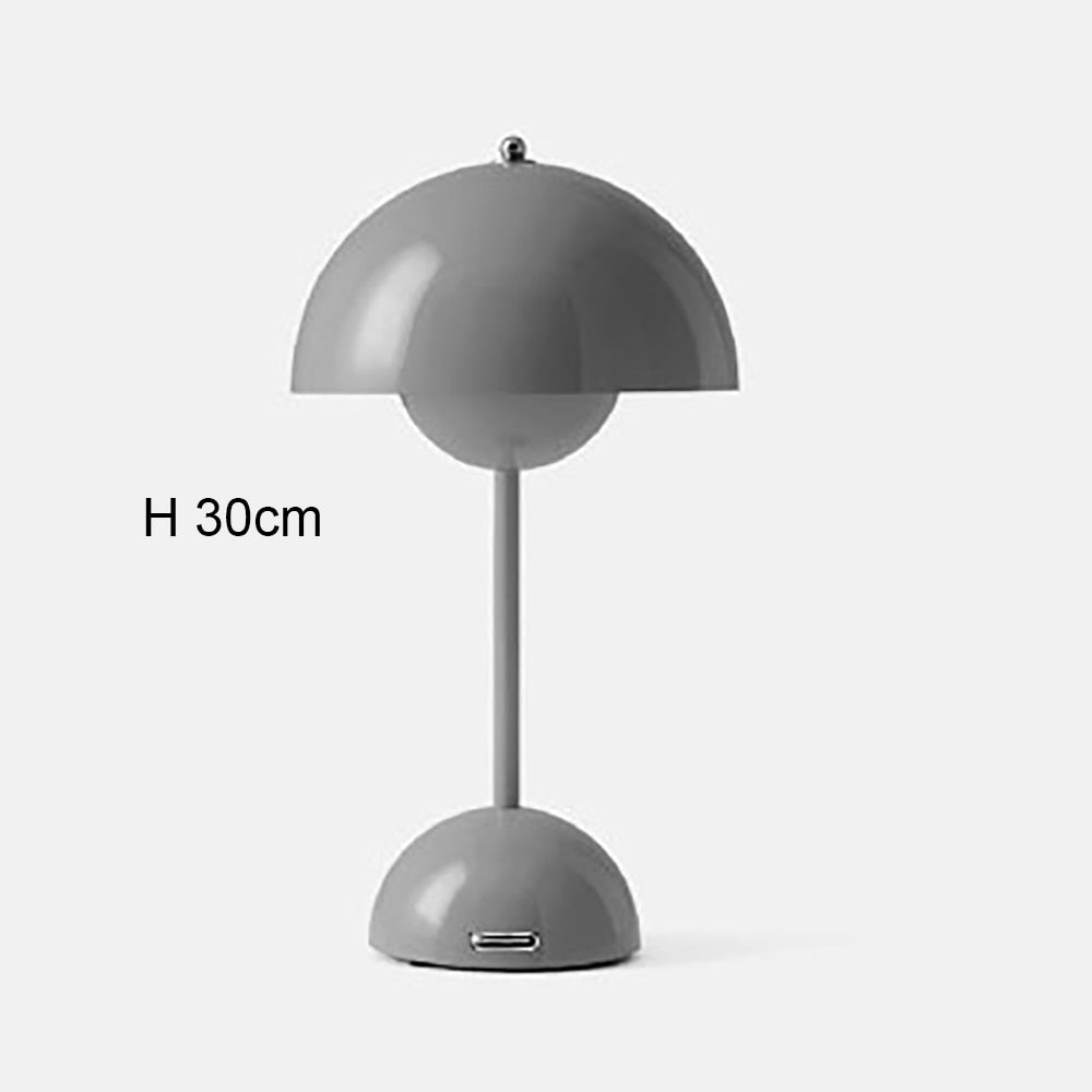 Modern Italian Sculptured Designer Desk Light LED USB Rechargeable Cordless Portable Night Lamp For Desk Coffee Table Study