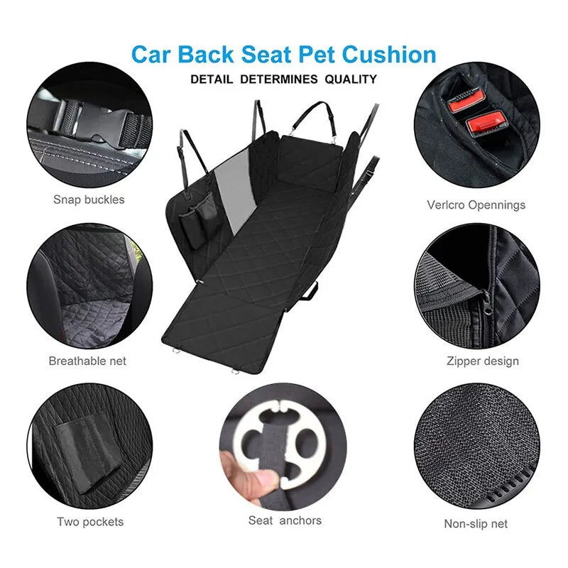 Car Pet Travel Seat Pad: Waterproof, Dirt-Resistant, and Comfortable Cushion for Your Pet’s Travel Needs