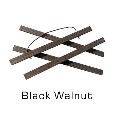 Teak Wooden Magnetic Poster Hanger Frame - Elegant Modern Scroll Design Frame for Paintings, Photos, and Canvas Wall Art
