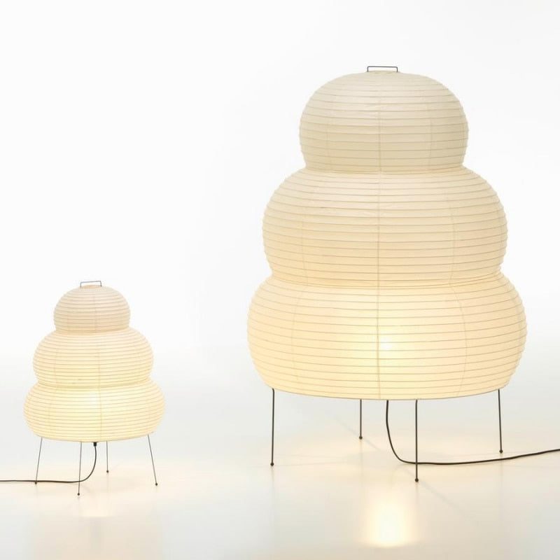 Minimalist Japanese Wabi-Sabi Tripod Floor Lamp Desk Lamp For Loft Living Room Home Bedroom Study Zen Home Decor