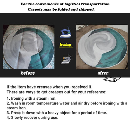 Nordic Minimalist Abstract Area Rug For Modern Apartment Living Room Carpet Mat With Non‑Slip Backing, Machine‑Washable Soft Polyester Design