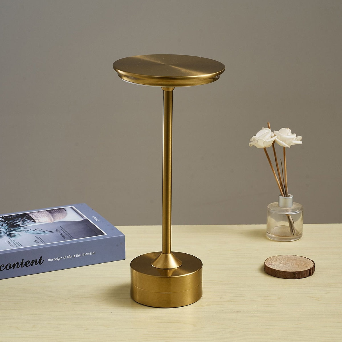 Cordless Portable Rechargeable LED Table Lamp Touch Sensor Night Light Reading Lamp For Living Room Coffee Table Cafe Restaurant Table Light