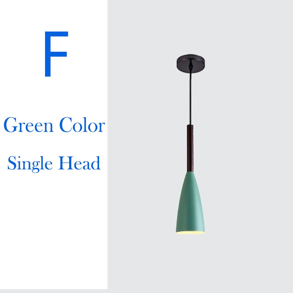 Modern Stylish Nordic LED Pendant Lamps Colorful Light Fixtures For Kitchen Island Table Worktop Lighting For Living Room Dining Room Table