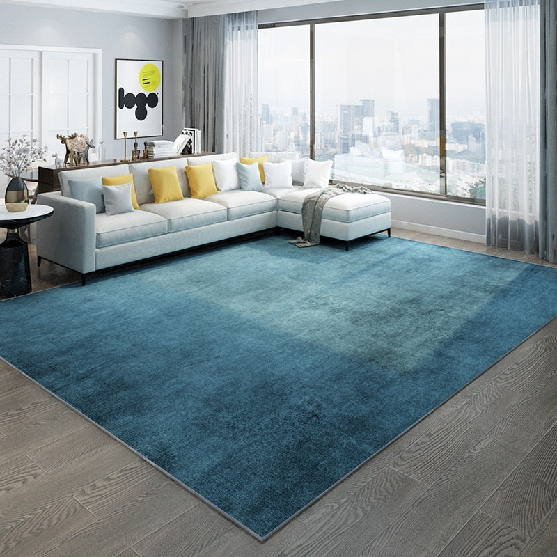 Modern Styling Nordic Minimalist Carpet Rug For City Apartment Solid Color Urban Designer Area Rug For Living Room Bedroom Hotel Contemporary Home Decor