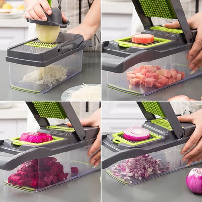 14/16 in 1 Multifunctional Vegetable Chopper: Your Ultimate Kitchen Companion