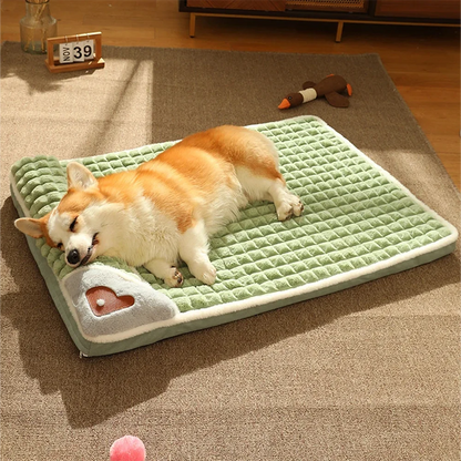 All Seasons Dog Mat Luxury Sofa: Cozy, Comfortable, and Hygienic Plaid Bed for Cats and Dogs