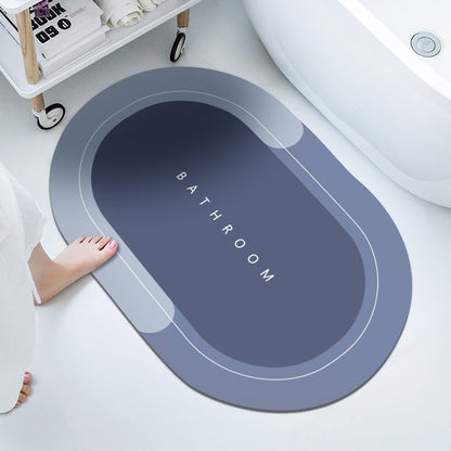 Non-Slip Nappa Skin Rubber Mat for Bathroom Kitchen And Entrance Hall Super Absorbent