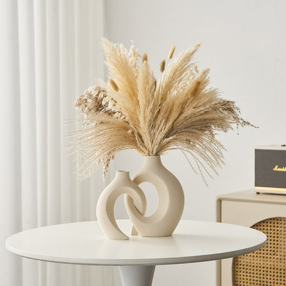 Modern Sculptured Nordic Vase For Living Room Table Coffee Table Mantelpiece Shelf  Ornament Accessories For Creative Stylish Home Decor