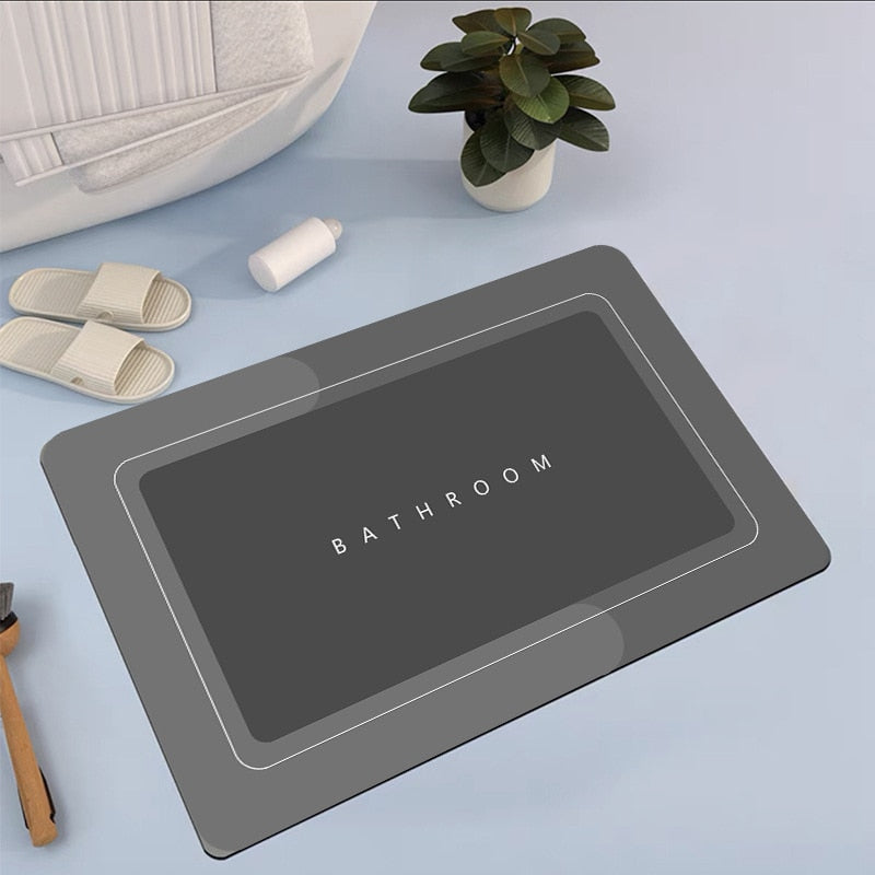 Non-Slip Nappa Skin Rubber Mat for Bathroom Kitchen And Entrance Hall Super Absorbent
