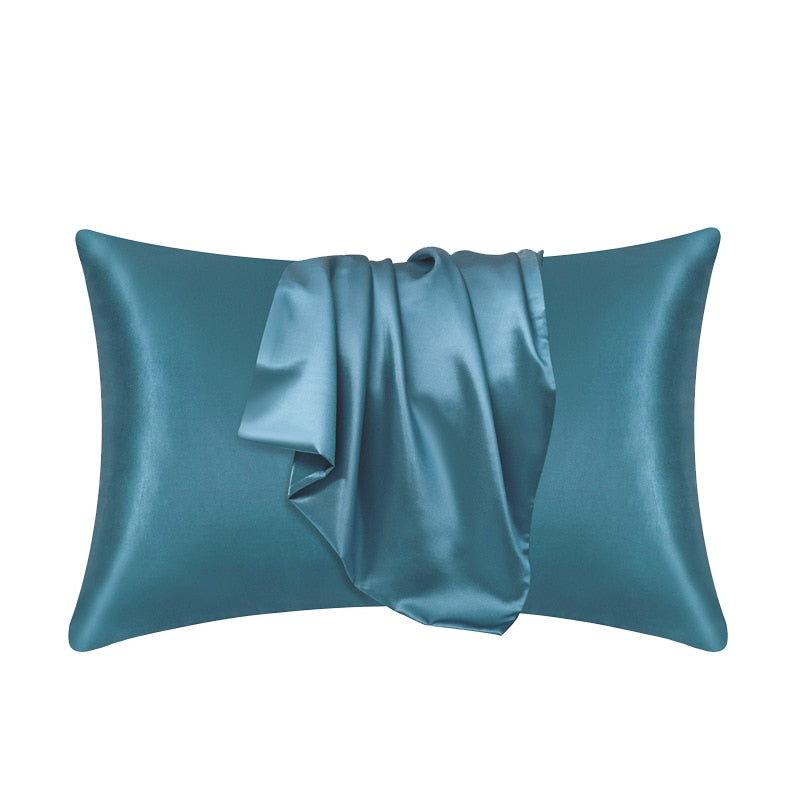 Discover The Magic 100% Silk Pillow Cover Premium Stylish Silky Satin Home Decor Bedroom Accessory Smooth Cool Feeling