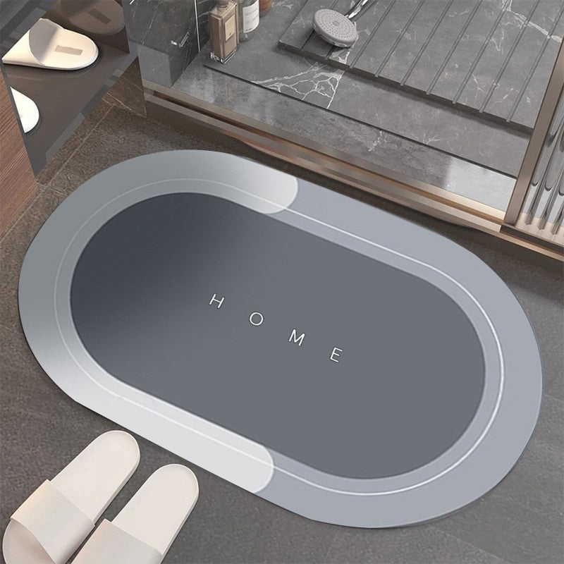 Non-Slip Nappa Skin Rubber Mat for Bathroom Kitchen And Entrance Hall Super Absorbent