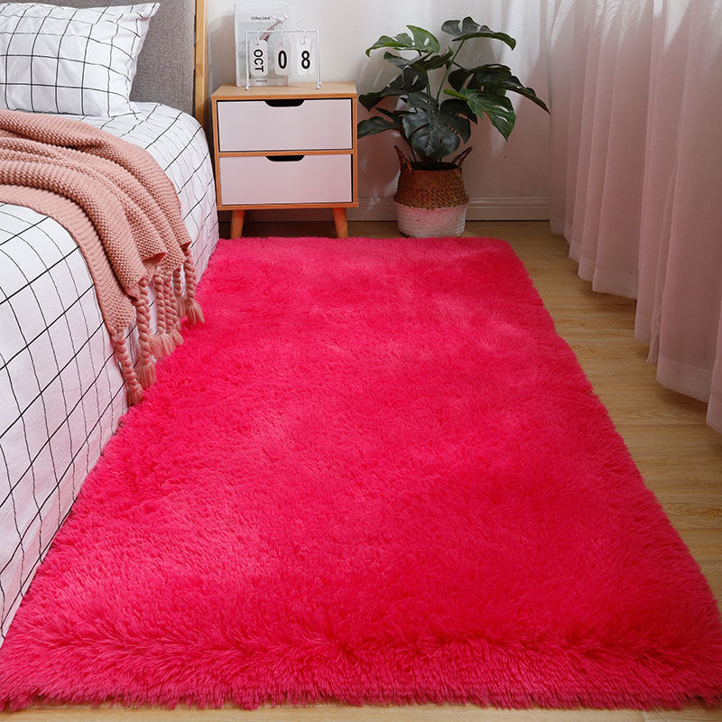 Thick Soft Plush Fluffy Rug For Bedroom Living Room Deep Pile Faux Furry Floor Rug For Contemporary Home Interior Decor: