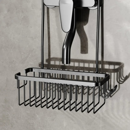 No-Drill Shower Storage Rack – Space-Saving Hanging Basket for Bathroom Toiletries & Shower Products