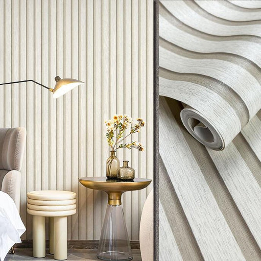 Designer Oak Wood Panels 3D Print PVC Wallpaper Retro Wall Covering For Loft Office Living Room Dining Room Wall Paper Roll