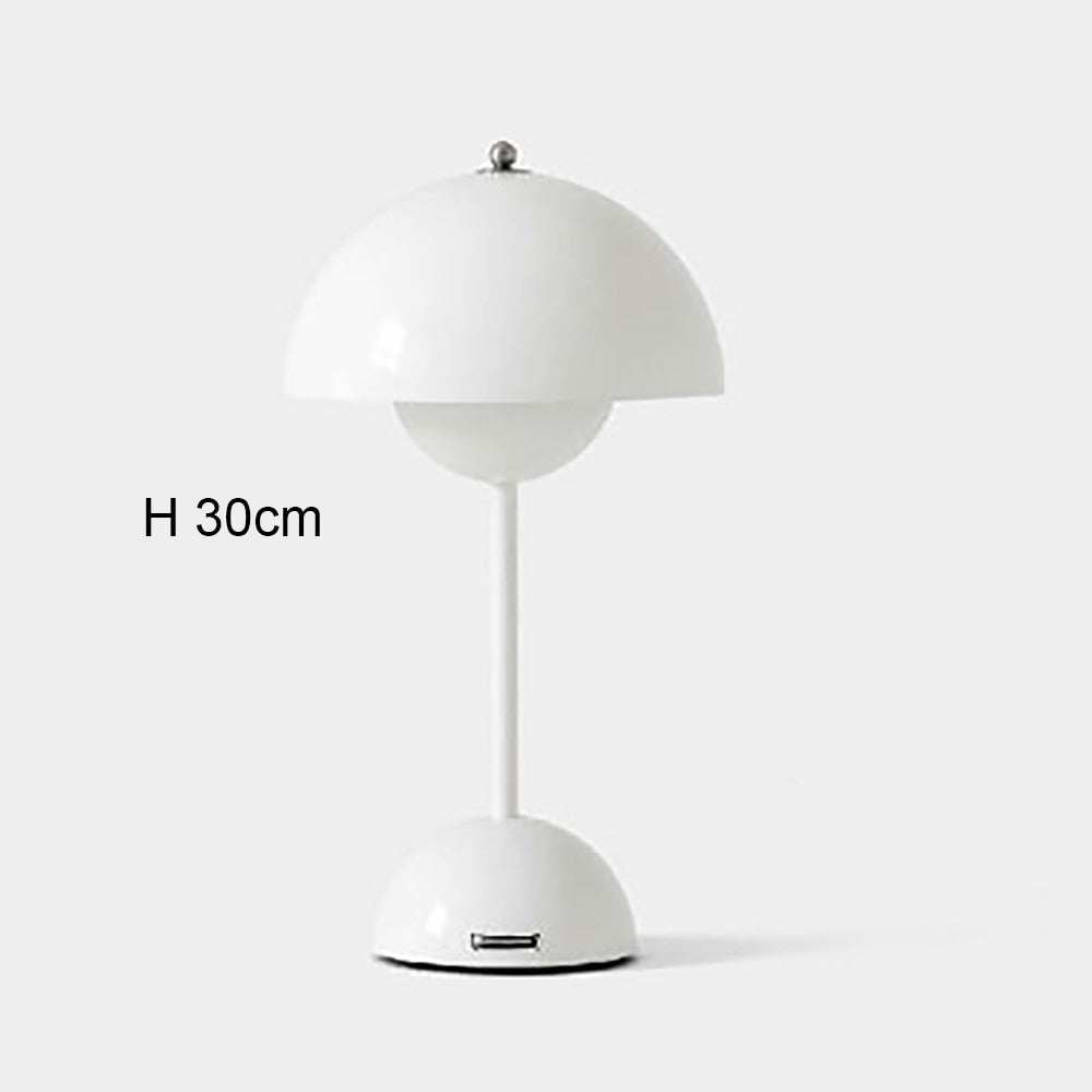 Modern Italian Sculptured Designer Desk Light LED USB Rechargeable Cordless Portable Night Lamp For Desk Coffee Table Study